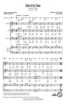 Strike It Up, Tabor (Thomas Weelkes) 