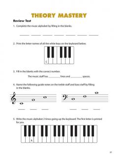 Essential Elements Piano Theory Level 1 von Mona Rejino 