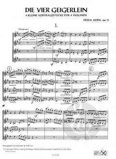 Die vier Geigerlein 