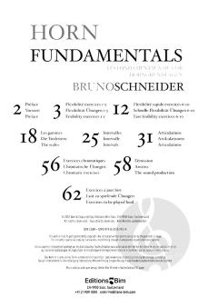 Horngrundlagen von Bruno Schneider 