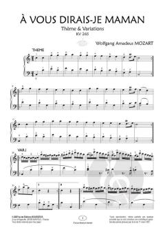 Ah Vous Dirai-je Maman von Wolfgang Amadeus Mozart 