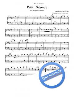 Petit Scherzo pour 2 Contrebasses von Charles Gounod 