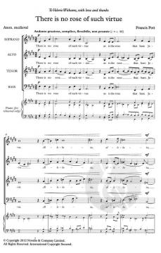 There Is No Rose Of Such Virtue von Francis Pott 