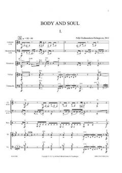 Body And Soul For Five Instruments (Pelle Gudmundsen-Holmgreen) 