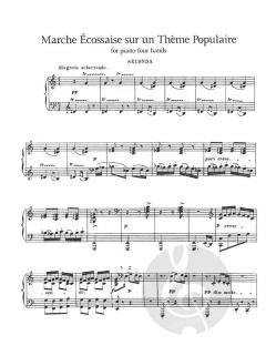 La Mer And Other Works For Piano Four Hands von Claude Debussy 