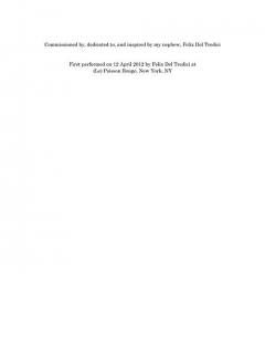 The Felix Variations von David del Tredici 