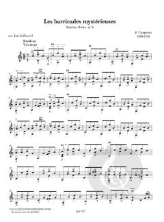 Les barricades mystérieuses, Les Sylvains, Les tours de passe-passe von François Couperin 