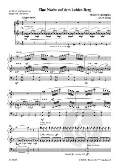 Eine Nacht auf dem kahlen Berg (bearbeitet für Orgel) von Modest Petrowitsch Mussorgski im Alle Noten Shop kaufen