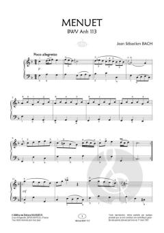 2 Menuets Op. 113 Et Op. 116 von Johann Sebastian Bach 
