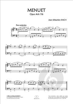 2 Menuets Op. 113 Et Op. 116 von Johann Sebastian Bach 