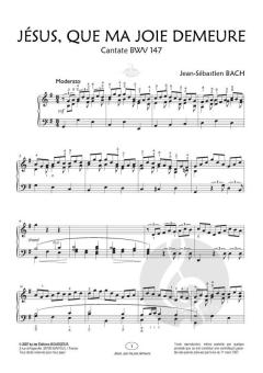 Jesus, Que Ma Joie Demeure Sol Majeur von Johann Sebastian Bach 