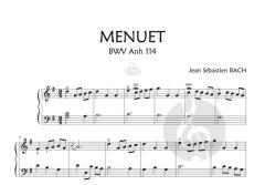 Menuet Sol Majeur Bwv 114 von Johann Sebastian Bach 