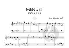 Menuet Sol Majeur Bwv 114 von Johann Sebastian Bach 