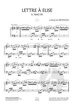 Lettre A Elise von Ludwig van Beethoven 