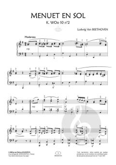 Menuet En Sol von Ludwig van Beethoven 