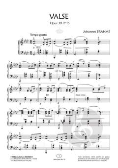 Valse No15 Opus 39 La Majeur von Johannes Brahms 