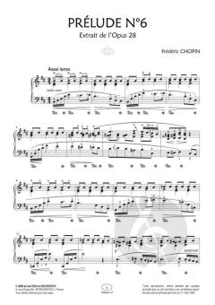 Prelude No6 Extrait Des 24 Preludes von Frédéric Chopin 