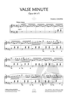 Valse Minute Opus 64 No1 Re B Majeur von Frédéric Chopin 
