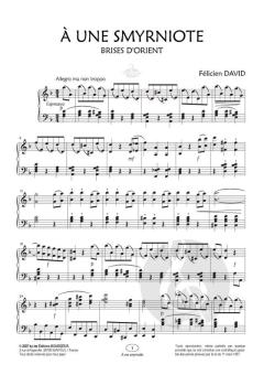Brises D'orient'a Une Smyrniote' Fa Majeur von Félicien David 