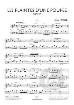 Les Plaintes D'une Poupee Sol Majeur von César Franck 