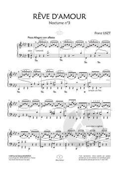 Reve D'amour La B Majeur von Franz Liszt 