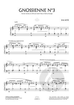 3 Gnossiennes von Erik Satie 