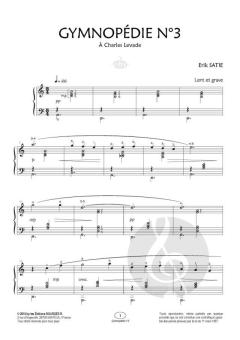 Anacrouse Satie 3 Gymnopedies Po von Erik Satie 
