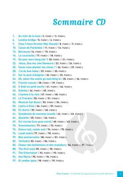 Piano 4 Mains 33 Melodies Pour Grands Et Petits Debutants CD 