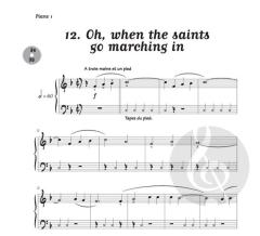 Piano 4 Mains 33 Melodies Pour Grands Et Petits Debutants CD 