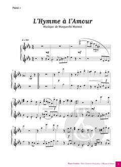 Piano 4 Mains 8 Chansons Francaises CD 