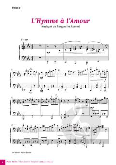 Piano 4 Mains 8 Chansons Francaises CD 