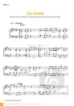 Piano 4 Mains 8 Themes Classiques Celebres 2 CD 