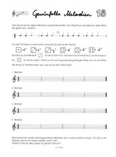 Notenrätsel für Blockflöten-Anfänger 