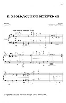 The Cry Of Jeremiah (Rosephanye Powell) 