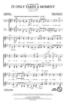 It Only Takes A Moment (Jerry Herman) 