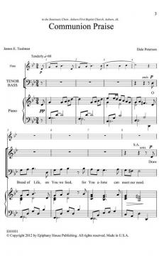 Communion Praise (Dale Peterson) 