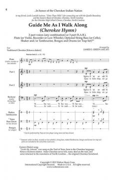 Guide Me As I Walk Along (Cherokee Hymn) 