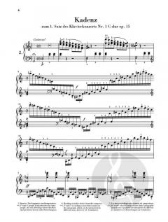 Kadenzen und Eingänge zu Klavierkonzerten von Ludwig van Beethoven im Alle Noten Shop kaufen