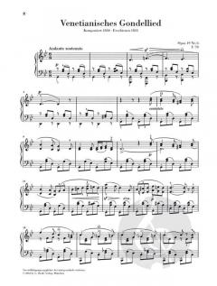 Venetianische Gondellieder für Klavier von Felix Mendelssohn Bartholdy im Alle Noten Shop kaufen