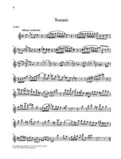 Sonate a-moll für Violine und Basso continuo von Johann Baptist Georg Neruda im Alle Noten Shop kaufen