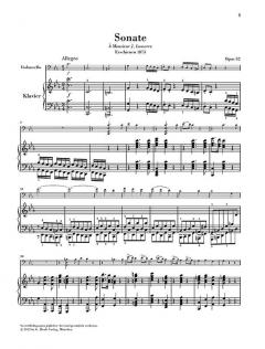 Violoncellosonate Nr. 1 c-moll op. 32 von Camille Saint-Saëns im Alle Noten Shop kaufen
