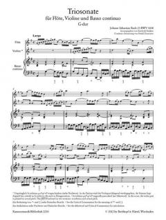 Triosonate G-Dur BWV 1038 (J.S. Bach) 