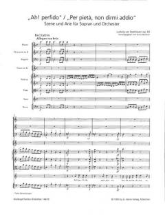 Ah! Perfido / 'Per pietà, non dirmi addio' von Ludwig van Beethoven 