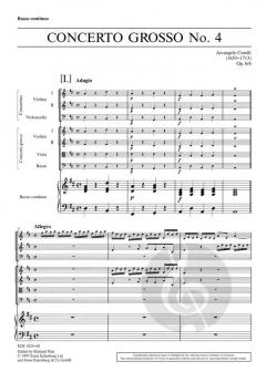 Concerto grosso op. 6 Nr. 4 D-dur (Arcangelo Corelli) 