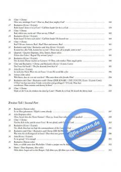 Elias (Elijah) Frühfassungen op. 70 von Felix Mendelssohn Bartholdy 