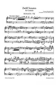 12 Sonaten Heft 2: 6 Sonaten op. 4 von Giovanni Benedetto Platti 