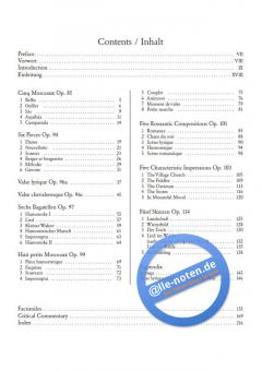 Klavierwerke op. 85, 94, 96 97, 99, 101,103,114 von Jean Sibelius im Alle Noten Shop kaufen