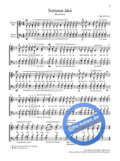 Sämtliche Werke (JSW) Serie VII (Chorwerke) Band 1 (Jean Sibelius) 