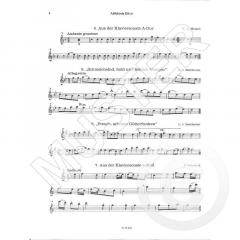 Klassische und romantische Stücke für Blockflötenquartett 