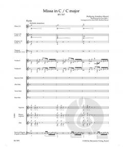 Missa C-Dur KV 317 'Krönungsmesse' von Wolfgang Amadeus Mozart 